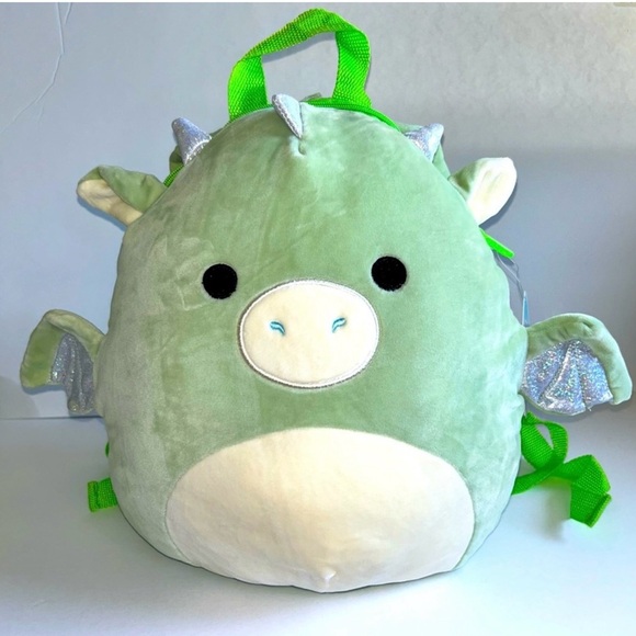 Squishmallows Other - Squishmallow Drew Green Dragon Backpack. BNWT